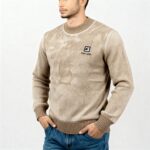 Point Zero Men’s Premium Winter Sweater – Beige | Warm Knitwear | Casual Winter Fashion - Image 2