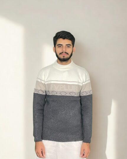 Men’s Premium Rabbit Wool Turtle Neck Sweater | Winter Warm & Soft Knitwear