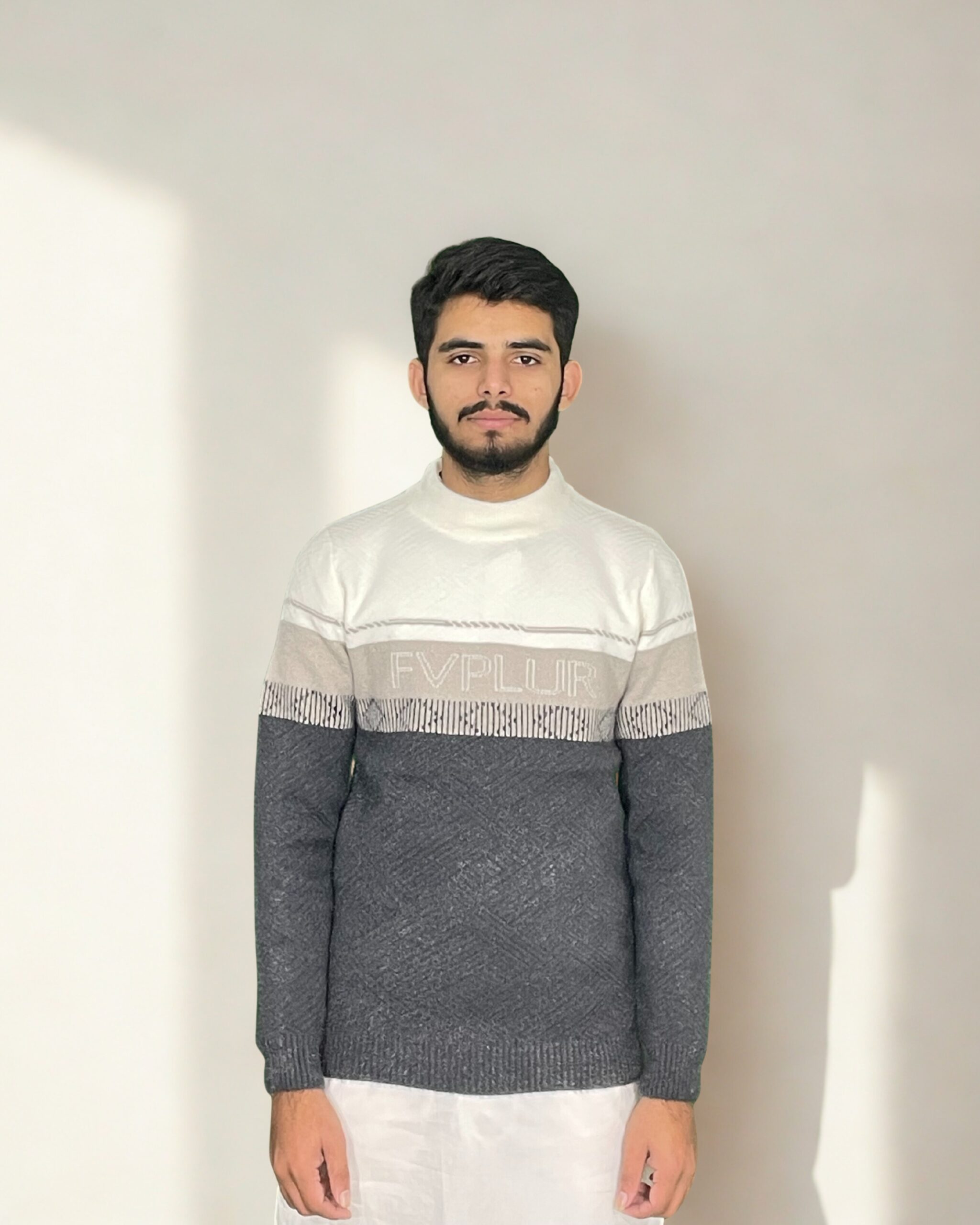 Untitled design (3) Men’s Premium Rabbit Wool Turtle Neck Sweater | Winter Warm & Soft Knitwear - Image 1