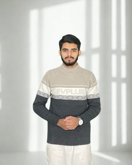 Men’s Premium Rabbit Wool Winter Sweater | Soft, Warm & Stylish Casual Knitwear