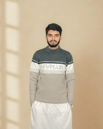 Men’s Premium Rabbit Wool Winter Sweater – FVPLUR Knitted Pullover