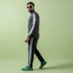 Men’s Premium Sports Tracksuit – Black | 3-Stripe Athletic Wear | Winter Gym & Casual Outfit - Image 2